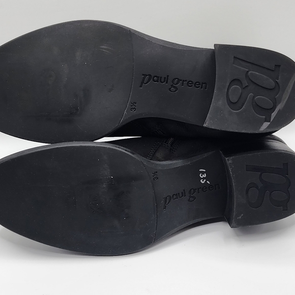 paul green Black Nubuck leather Boston ankle bootie - Picture 4 of 5